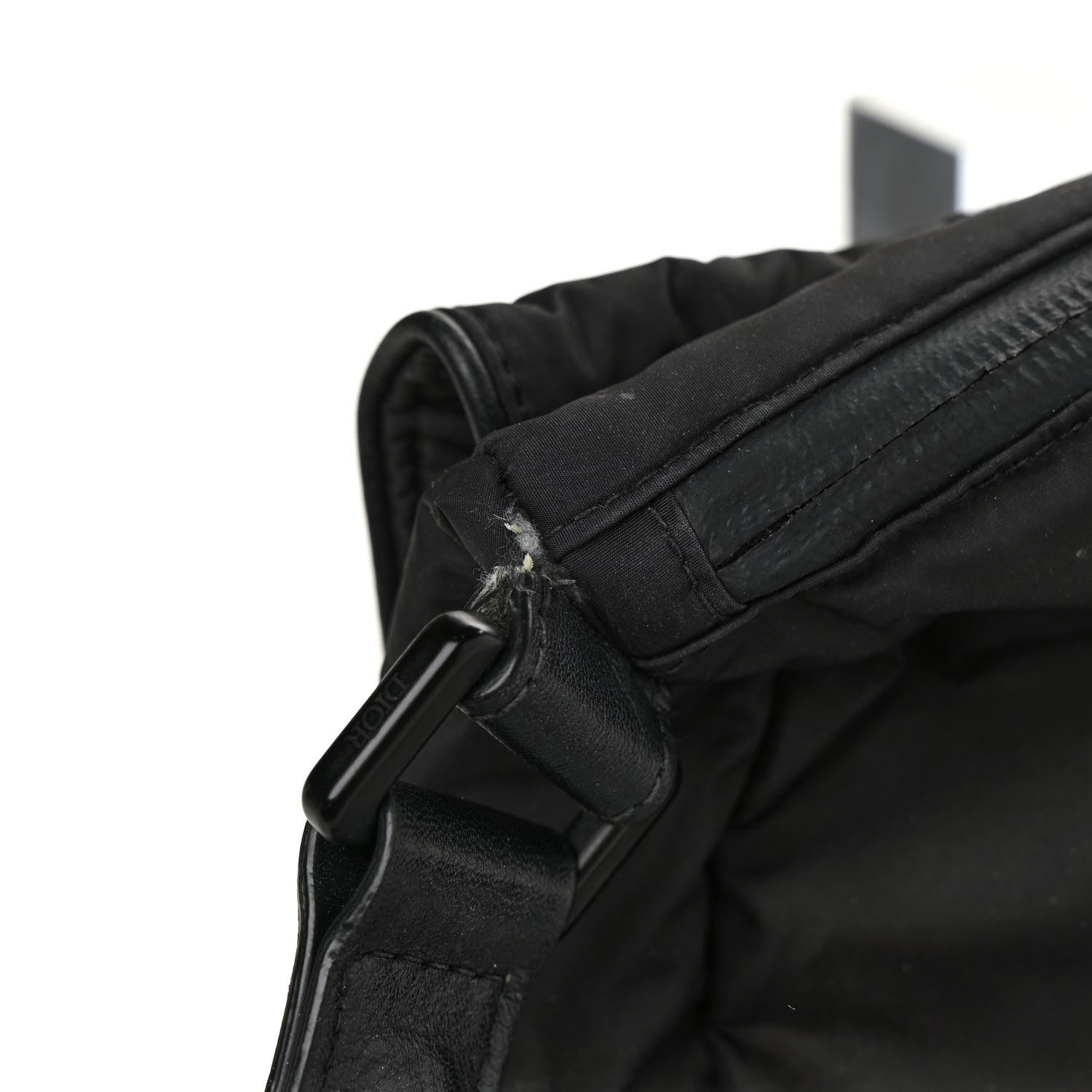 Christian Dior HOMME Nylon Saddle Messenger Bag Black 11 of 11
