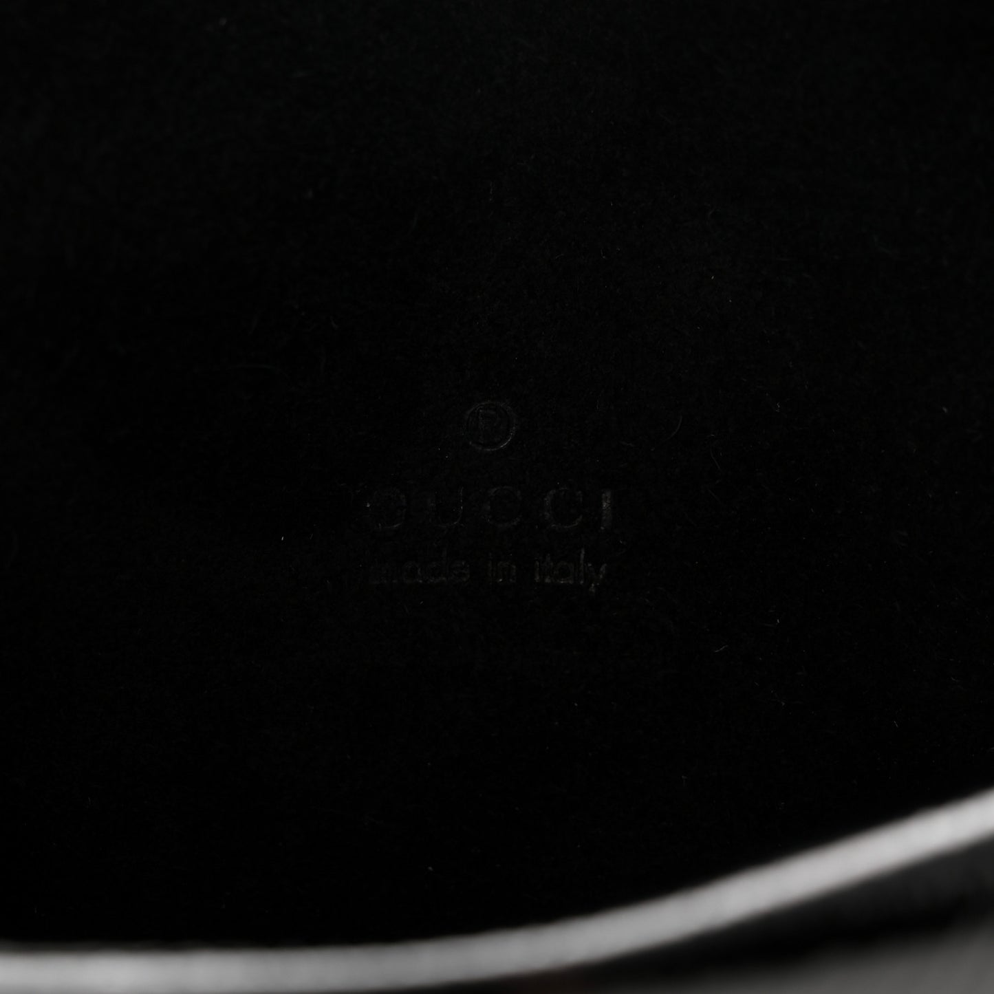 Crinkled Patent Super Mini Dionysus Shoulder Bag Black