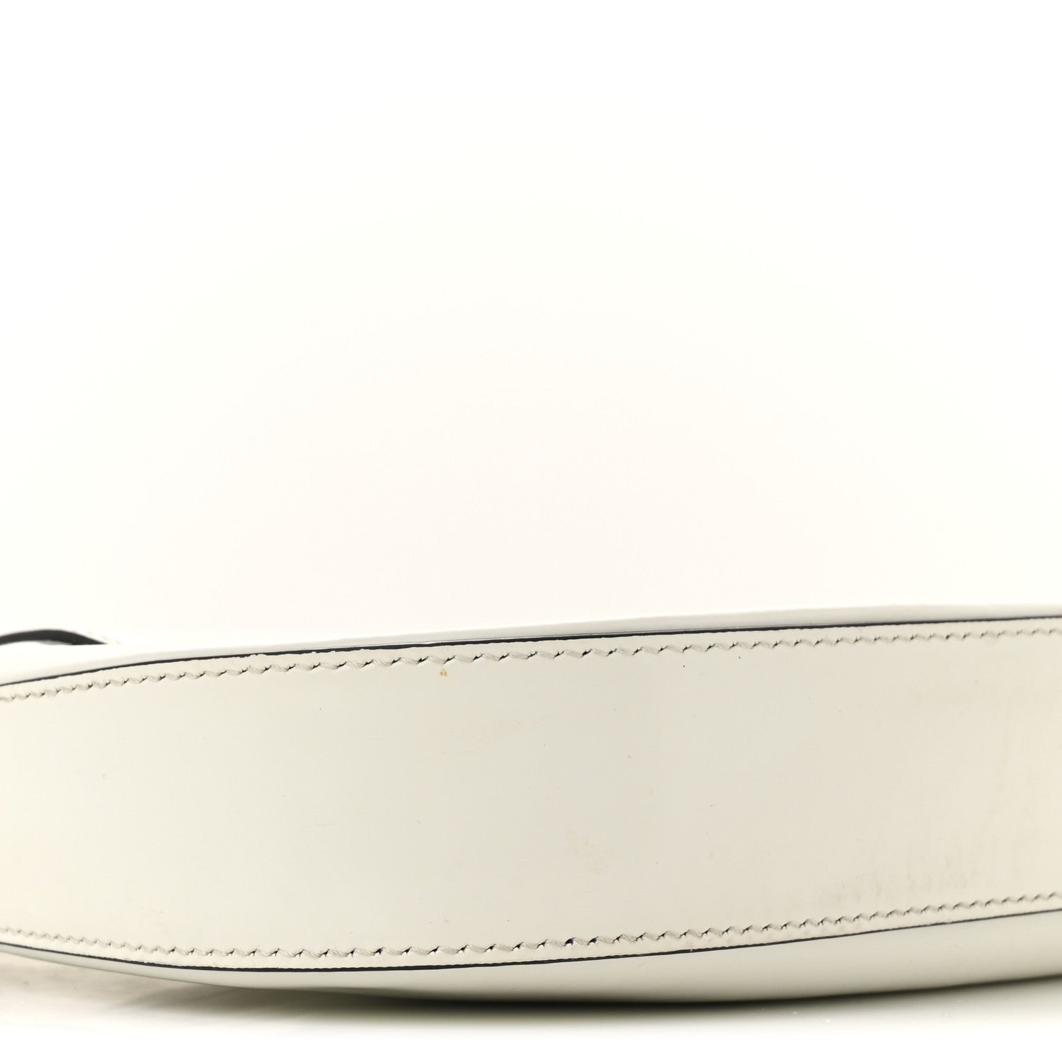 Prada Spazzolato Cleo Adjustable Strap Shoulder Bag White 9 of 16