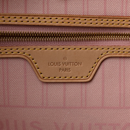 Louis Vuitton Damier Azur Neo Neverfull GM Rose Ballerine 7 of 11