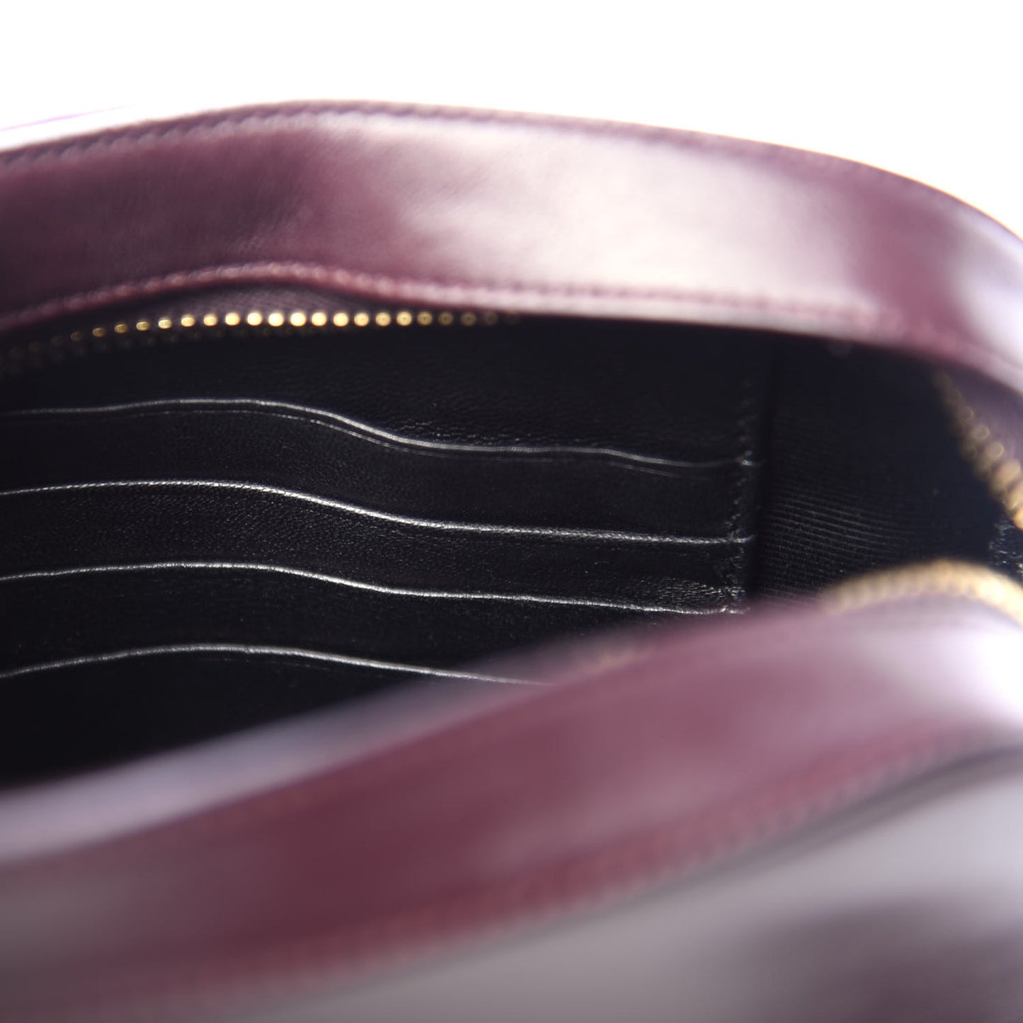 Calfskin Small Classic Monogram Camera Bag Bordeaux