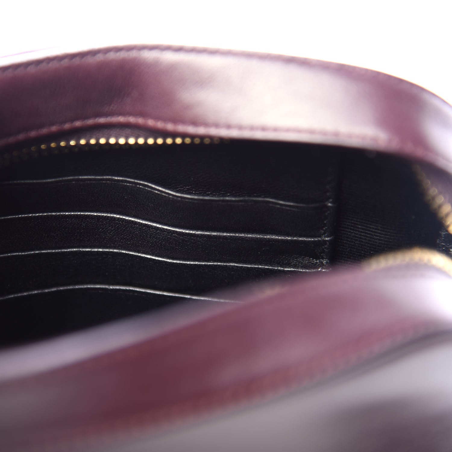 Saint Laurent Calfskin Small Classic Monogram Camera Bag Bordeaux 10 of 11