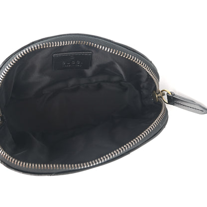 Gucci Calfskin Matelasse GG Marmont Pouch Cosmetic Case Black 5 of 8