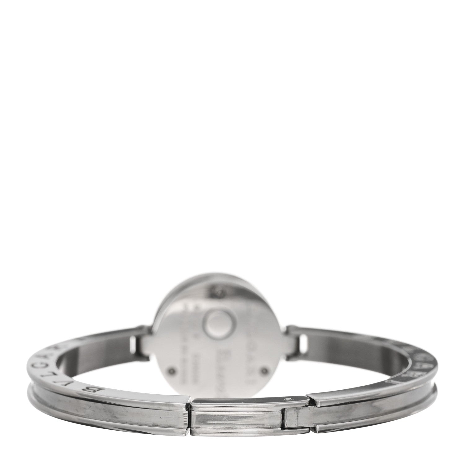 Bulgari Stainless Steel Diamond Blue Mother of Pearl 22mm B.zero1 Quartz Watch 3 of 4