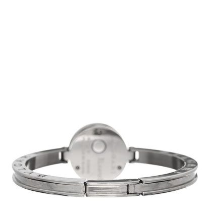 Bulgari Stainless Steel Diamond Blue Mother of Pearl 22mm B.zero1 Quartz Watch 3 of 4