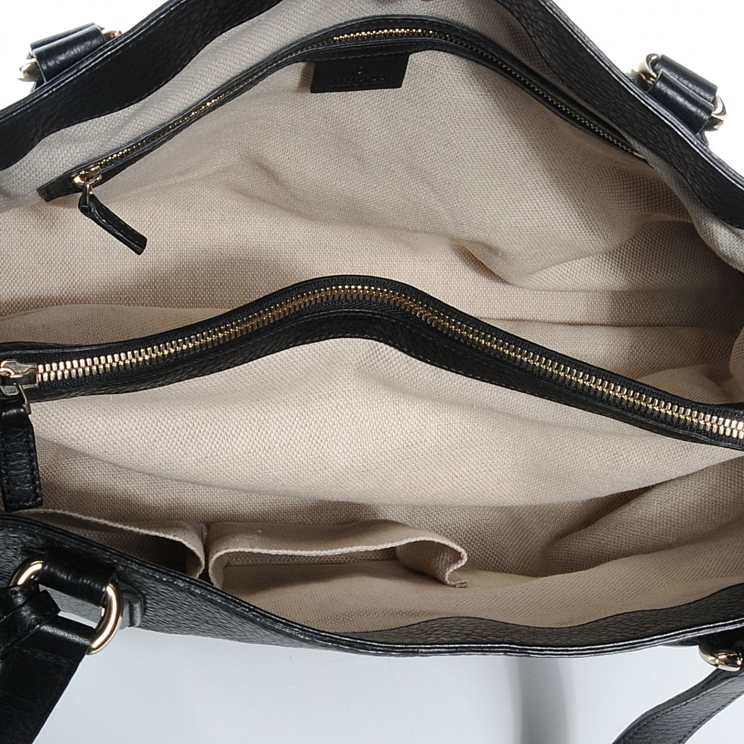 Gucci Cellarius Calfskin Medium Soho Working Tote Black 5 of 7