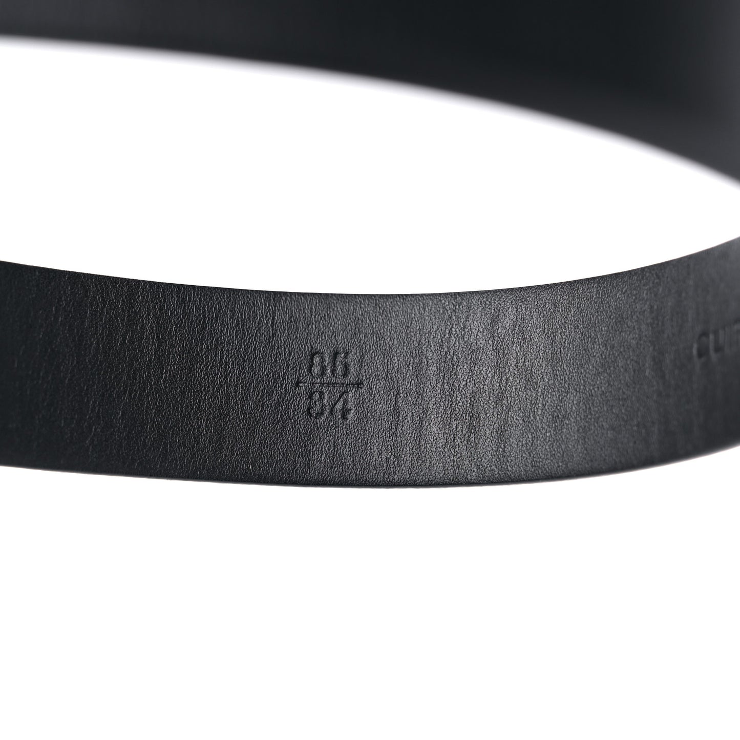 Calfskin Quilted CC Belt 85 34 Black