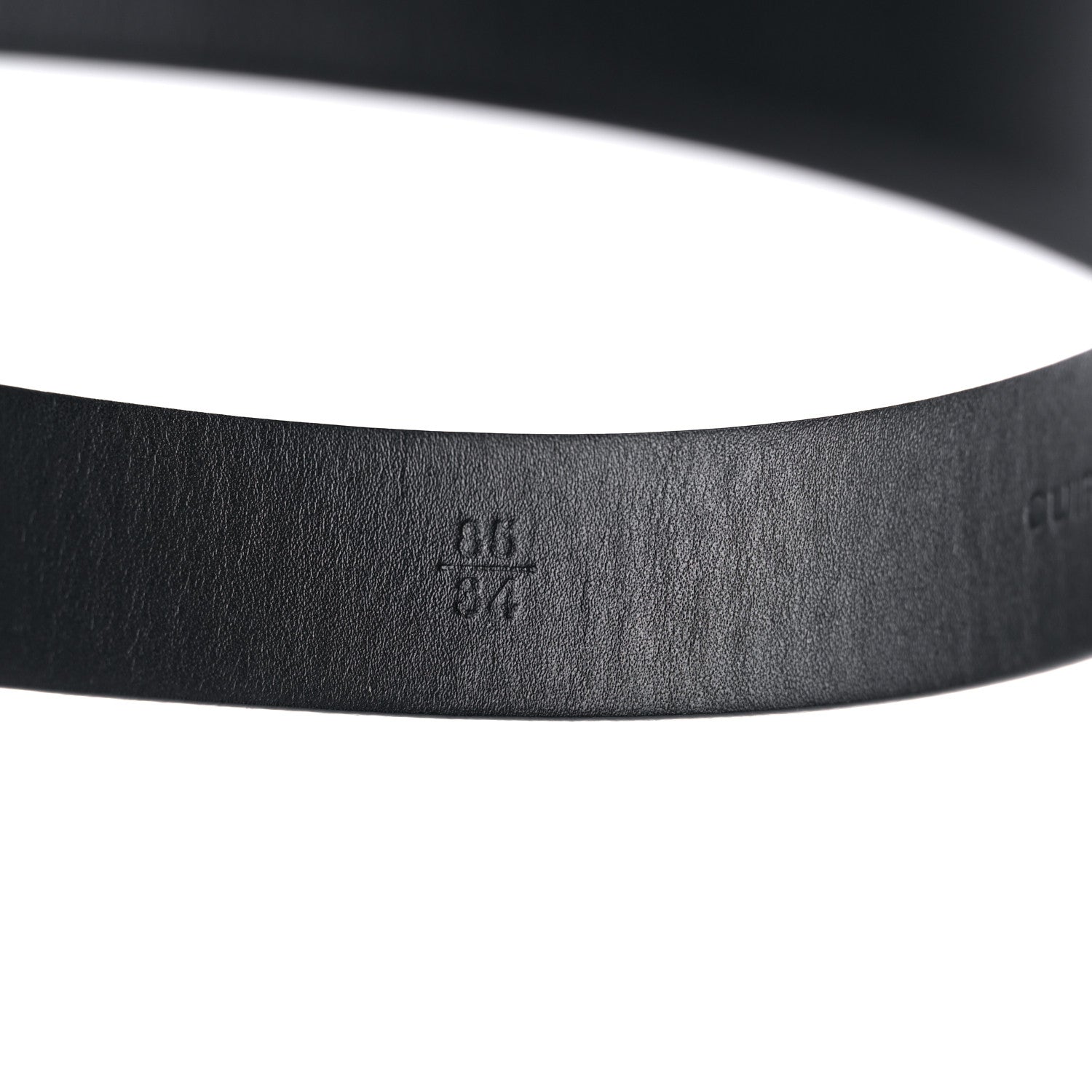 Chanel Calfskin Quilted CC Belt 85 34 Black 4 of 6