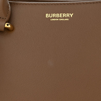 Burberry Calfskin Mega Check Mini Banwell Tote Earth 10 of 10