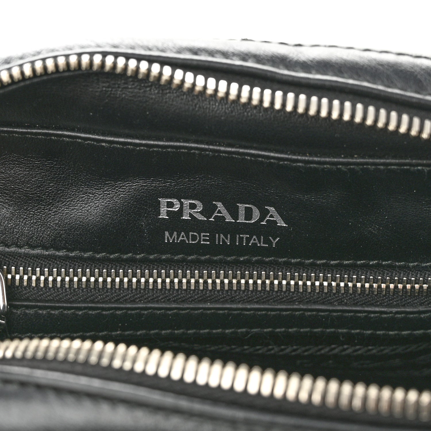 Prada Soft Calfskin Diagramme Camera Bag Black 6 of 11