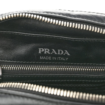 Prada Soft Calfskin Diagramme Camera Bag Black 6 of 11