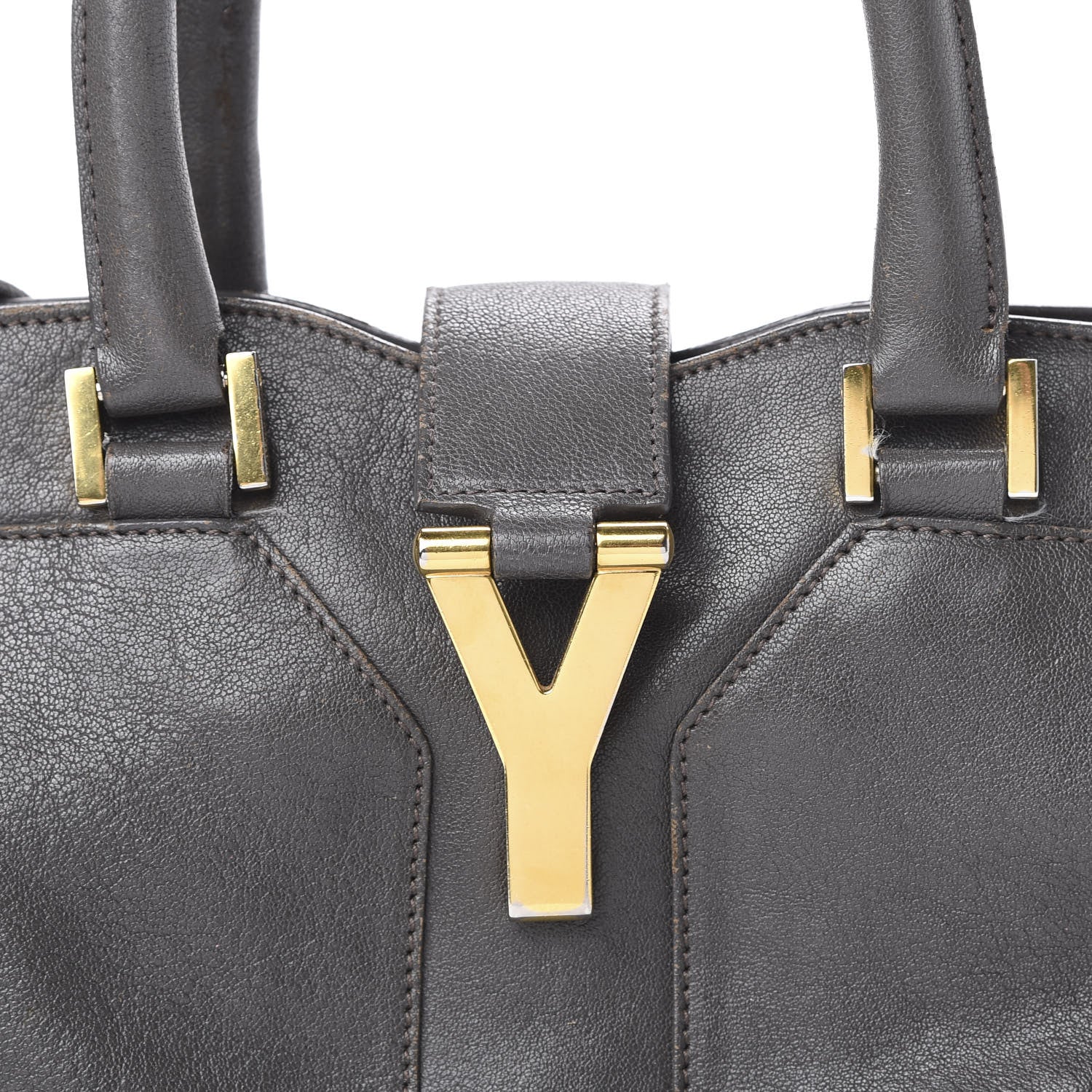 Saint Laurent Sheepskin Small Cabas ChYc Grey 17 of 17