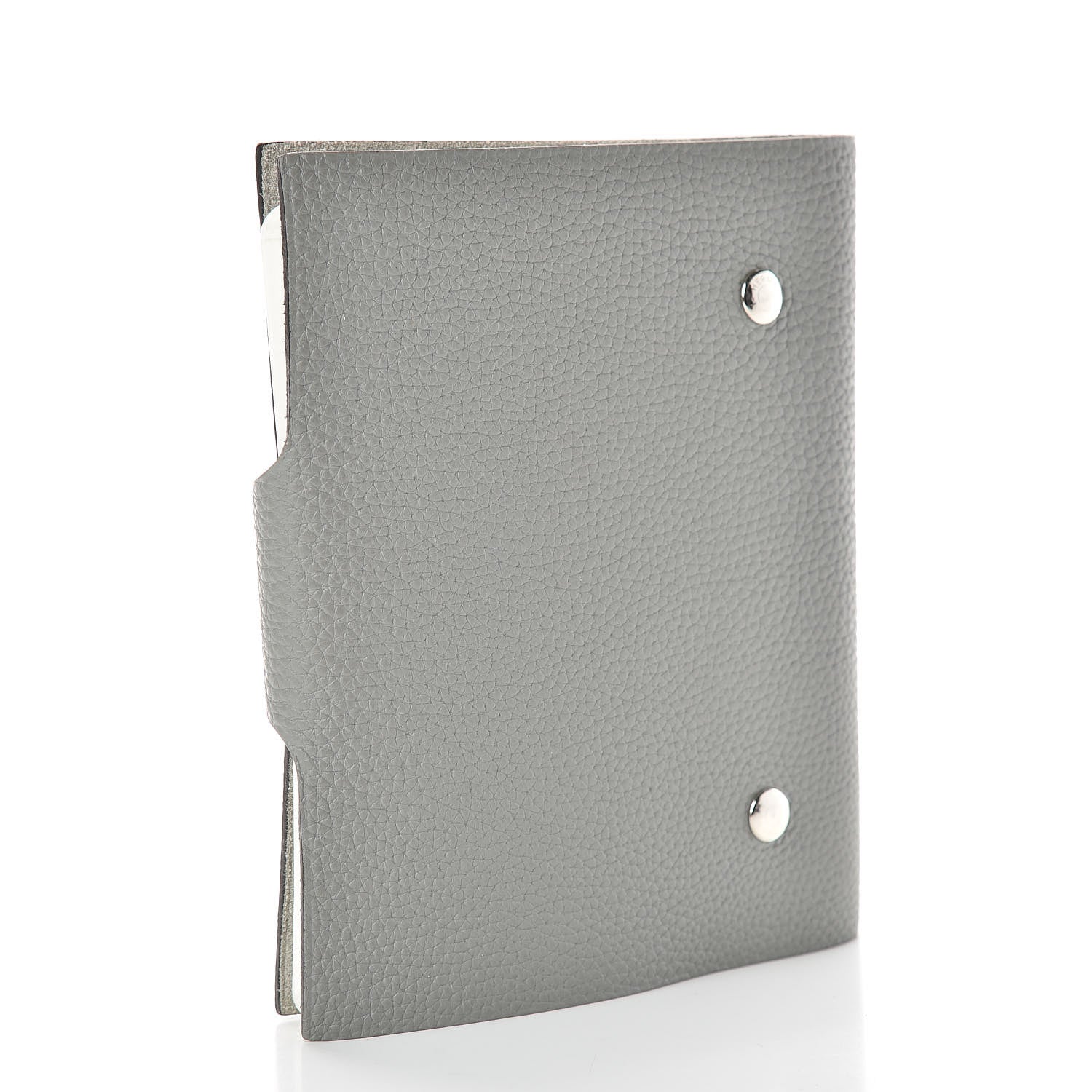 Hermes Togo Ulysse PM Agenda Cover Gris Mouette 3 of 8