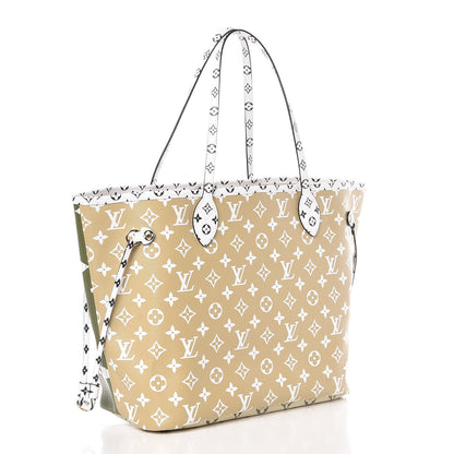Louis Vuitton Monogram Giant Neverfull MM Kaki 3 of 10
