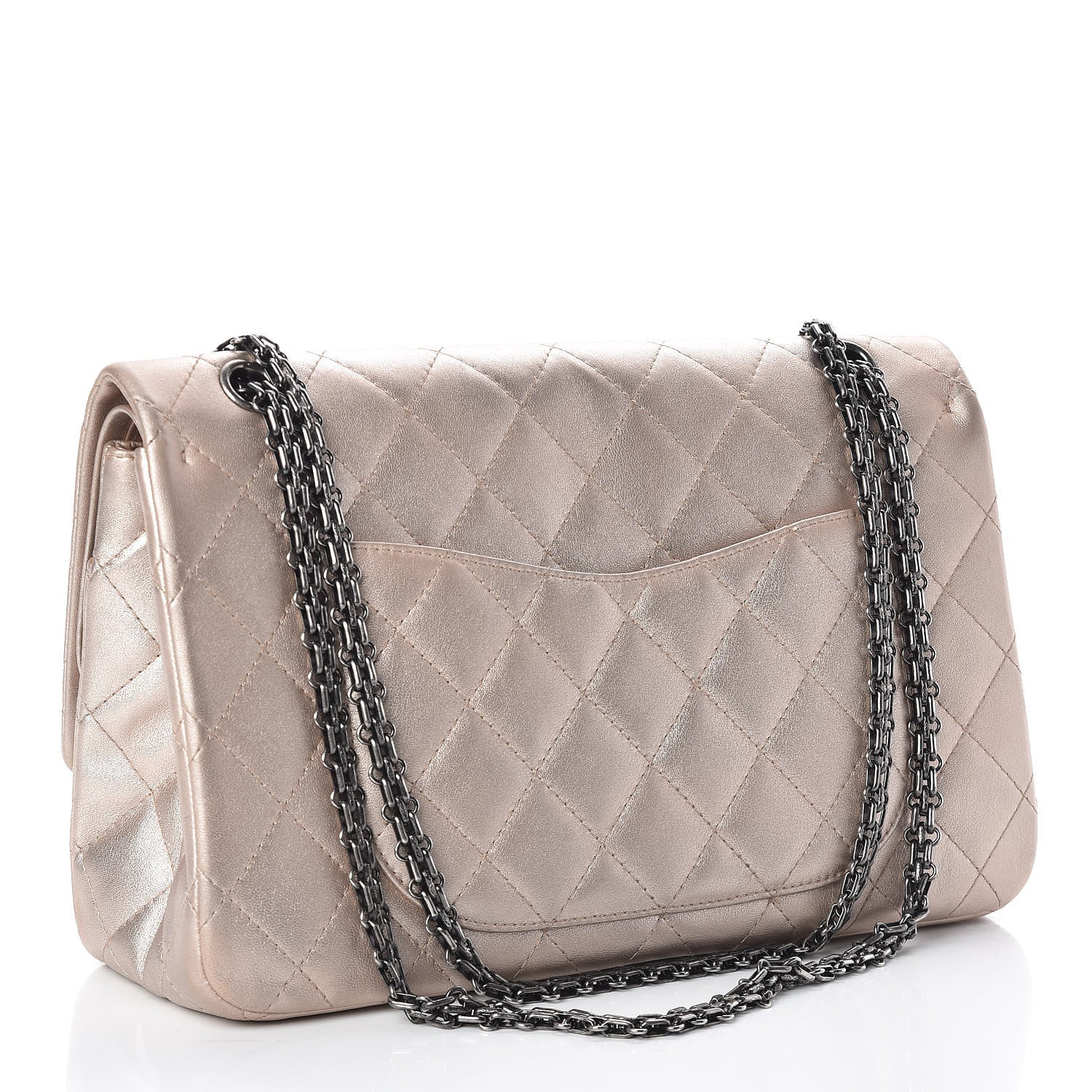 Chanel Metallic Calfskin Quilted 2.55 Reissue 227 Flap Gold 3 of 11