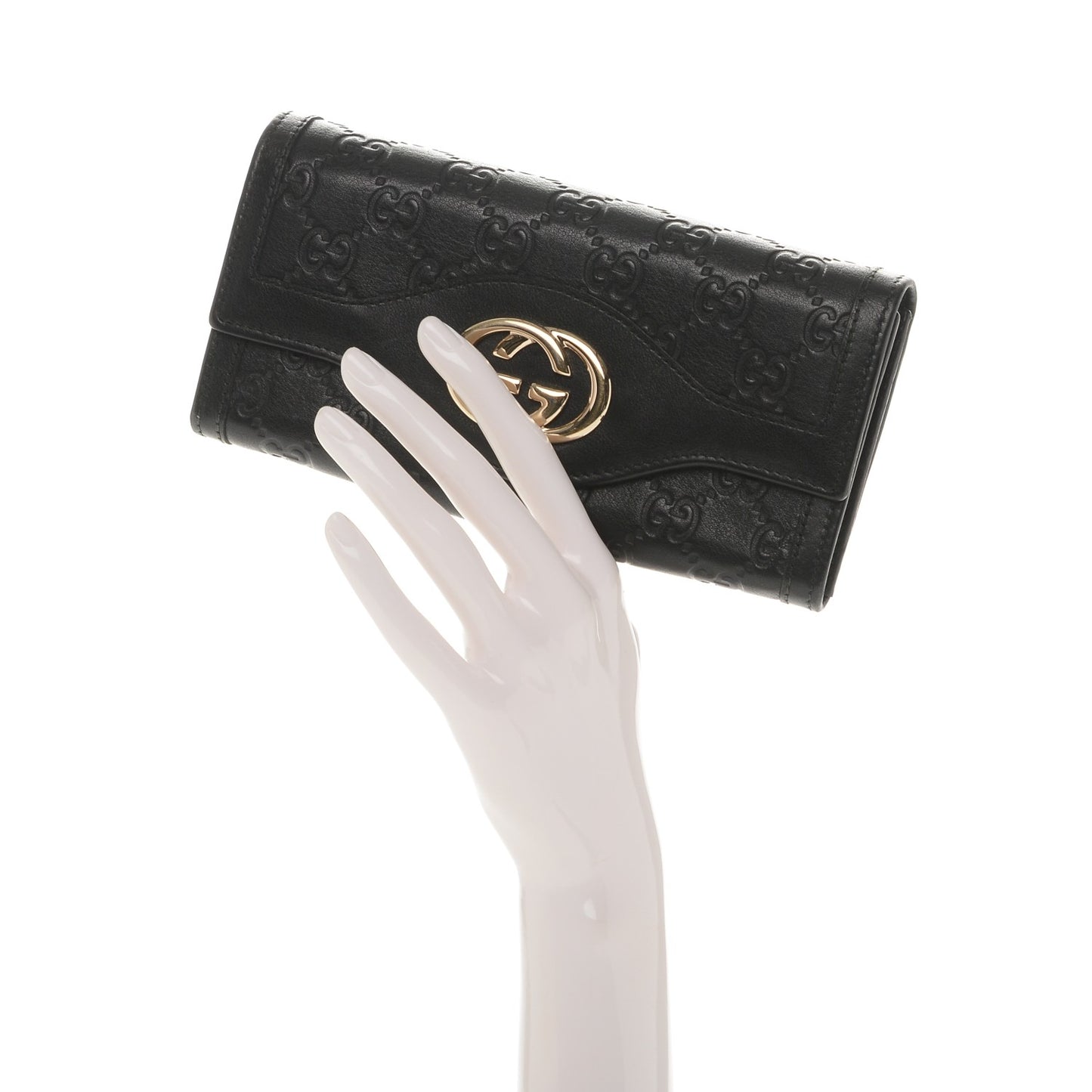 Guccissima Sukey Continental Wallet Continental Wallet Black
