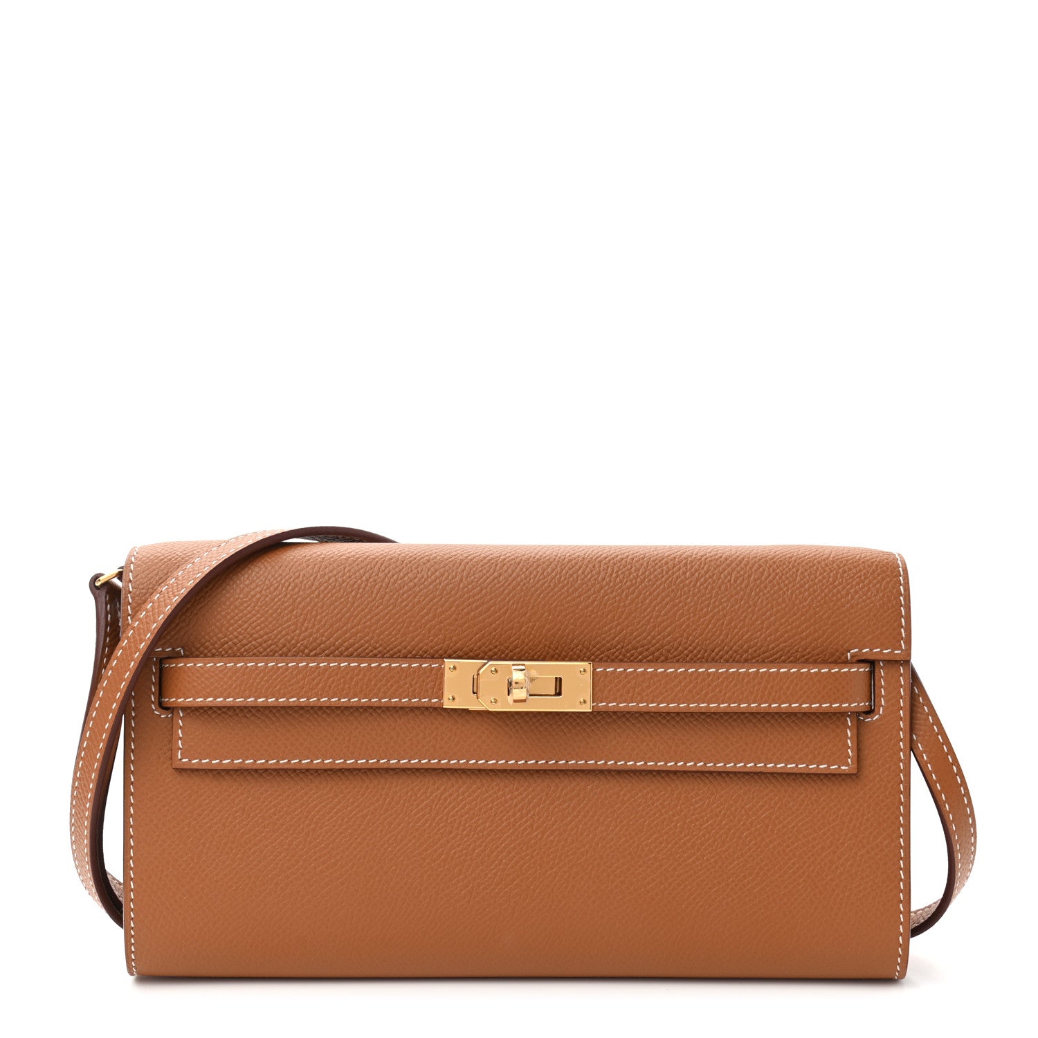 Hermes Epsom Kelly Wallet To Go Gold 1 of 6