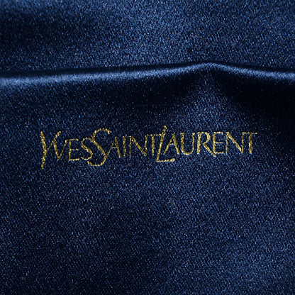 Saint Laurent Textured Patent Belle De Jour Large Clutch Light Blue 6 of 7