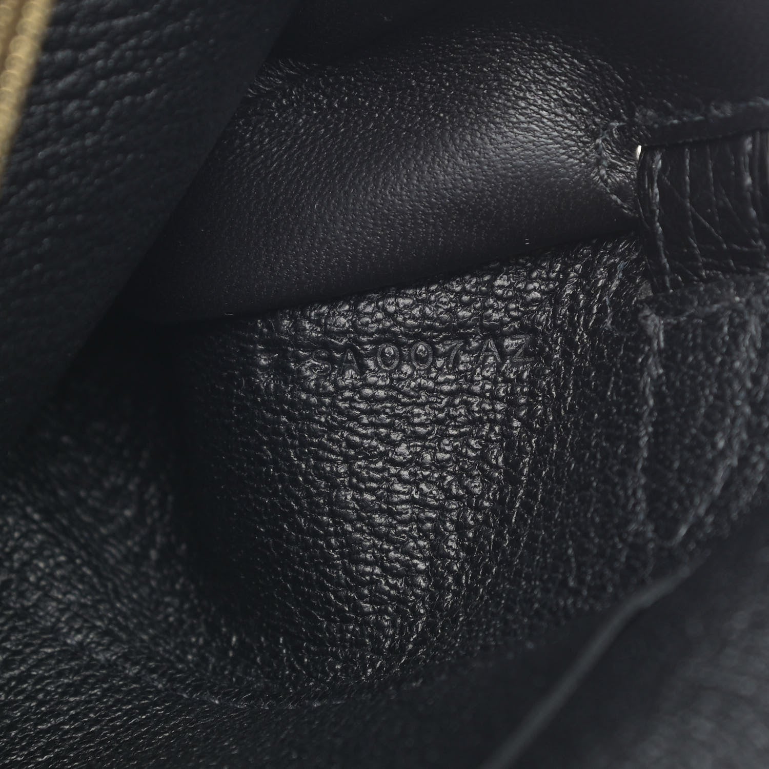 Hermes Ostrich Kelly Wallet To Go Black 7 of 10