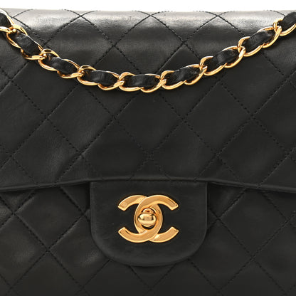 Chanel Lambskin Quilted Small Double Flap Black 6 of 13