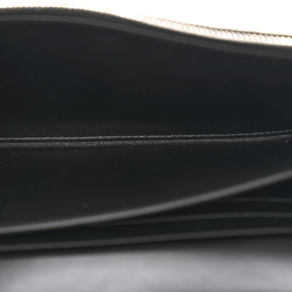 Burberry Grained Calfskin Embossed Porter Continental Wallet Black 6 of 9