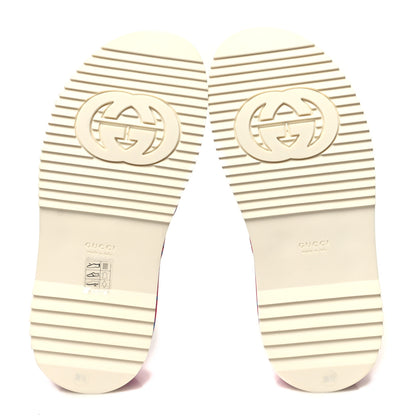 Gucci GG Supreme Joy Monogram Angelina Platform Slide Sandals 36.5 Fuxia Blue 5 of 8
