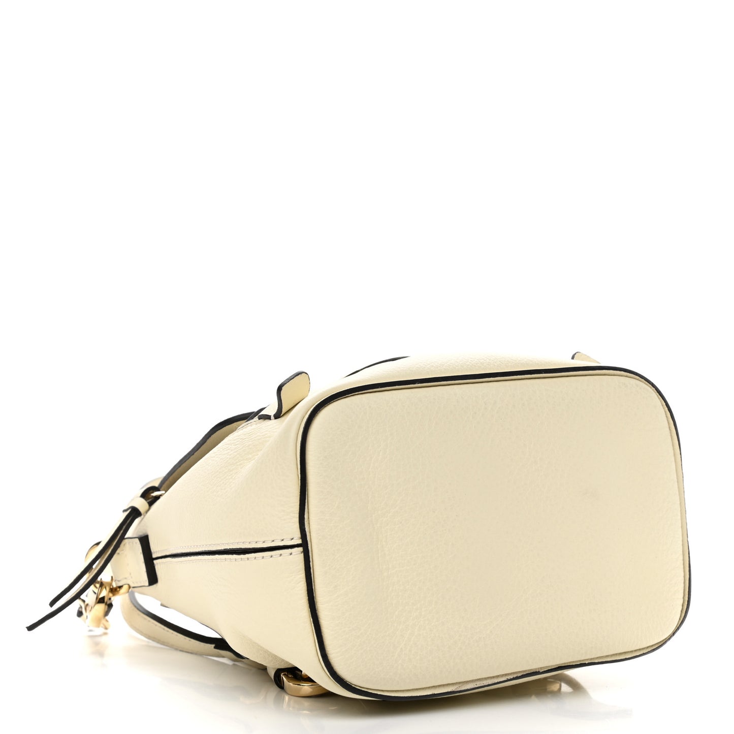 Suede Calfskin Mini Faye Backpack Off White