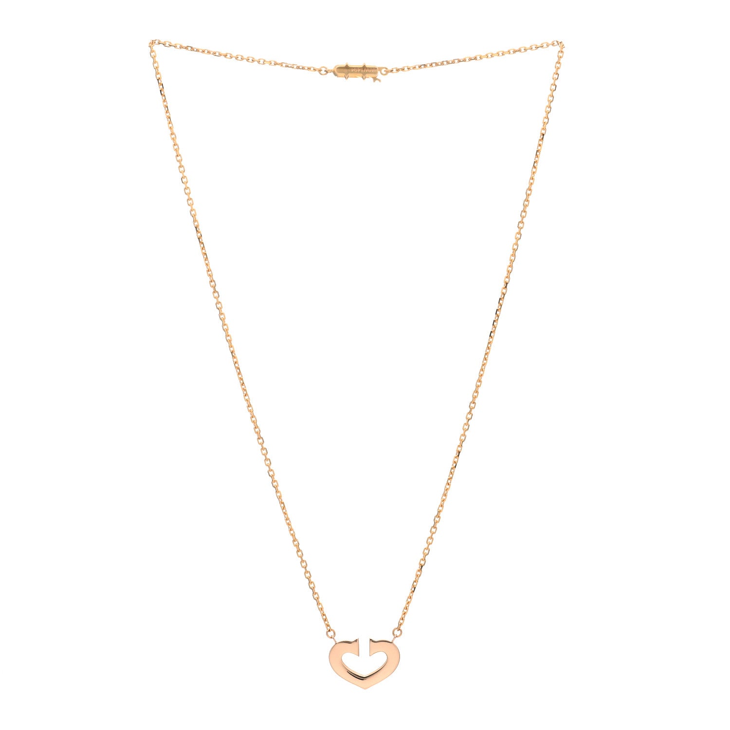 Cartier 18K Pink Gold Medium Hearts and Symbols Necklace 3 of 5