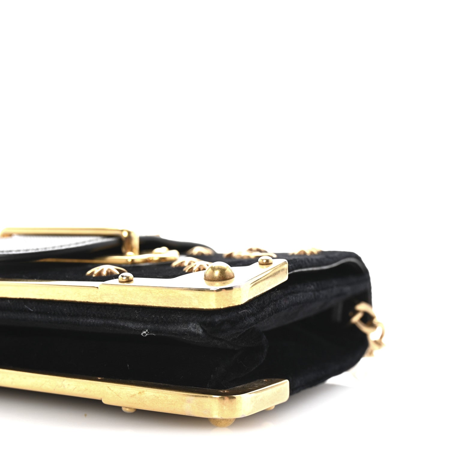 Prada Velvet Cahier Astrology Bag Black 9 of 9