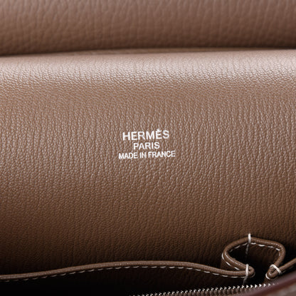 Hermes Taurillon Clemence Jypsiere 31 Etoupe 6 of 9