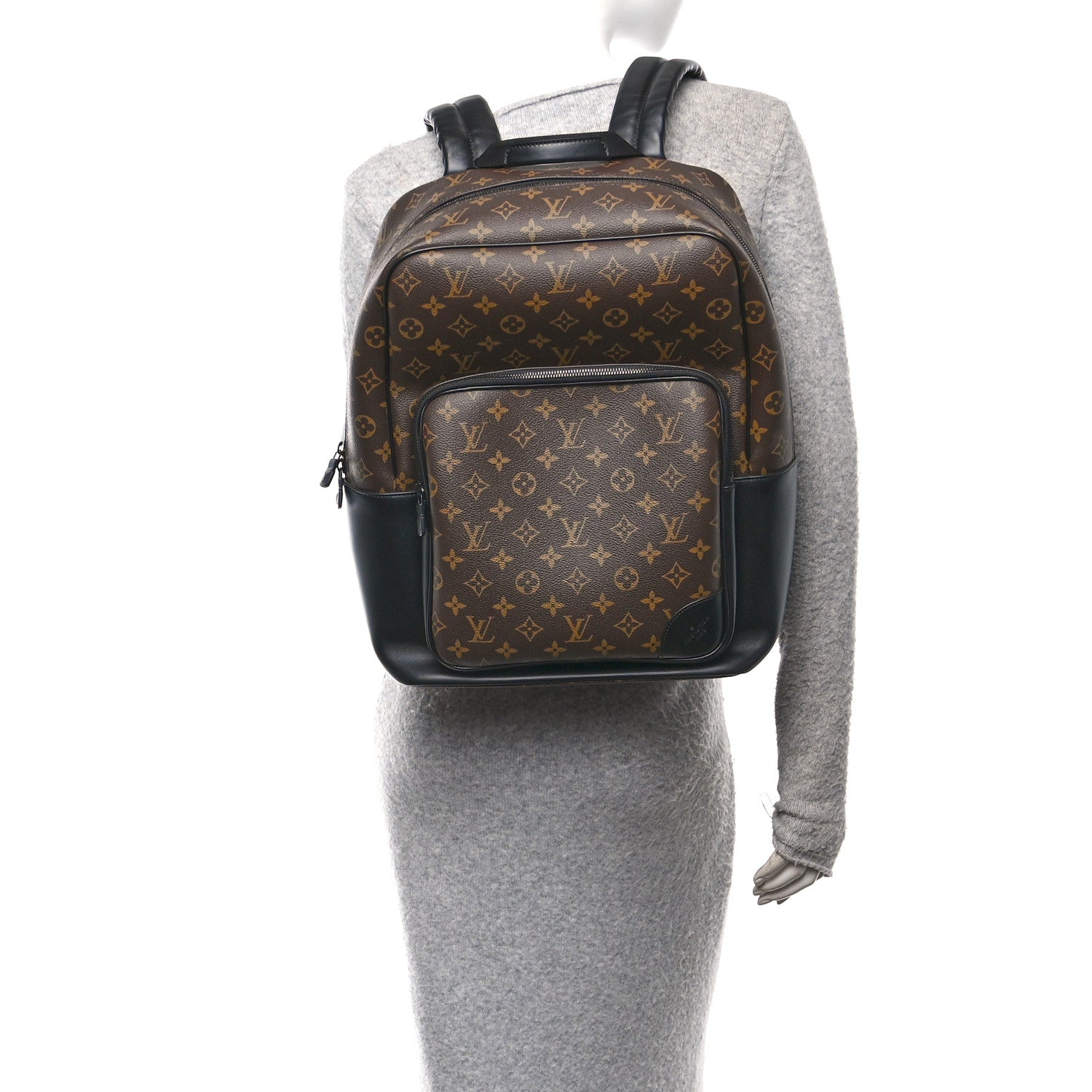 Louis Vuitton Monogram Macassar Dean Backpack 2 of 9