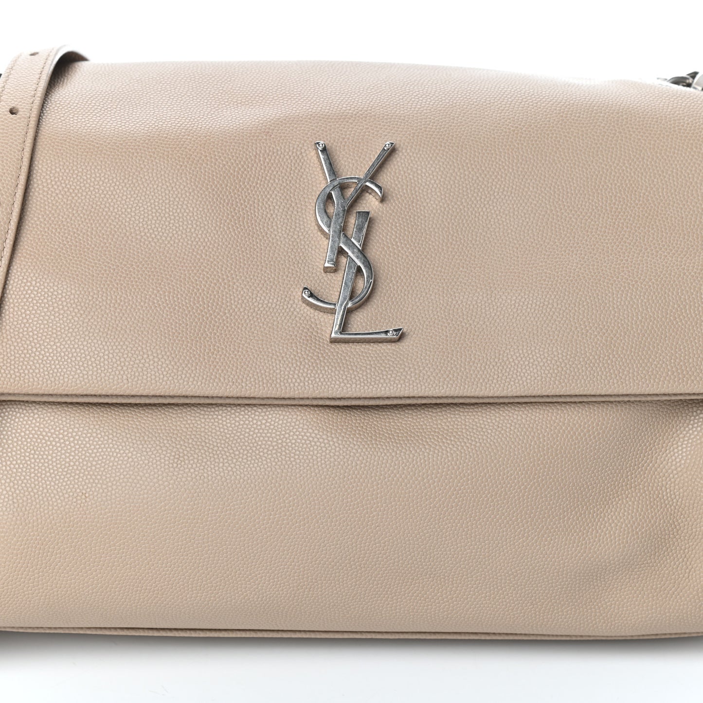 Grain De Poudre Medium West Hollywood Monogram Fold-Over Nude Powder