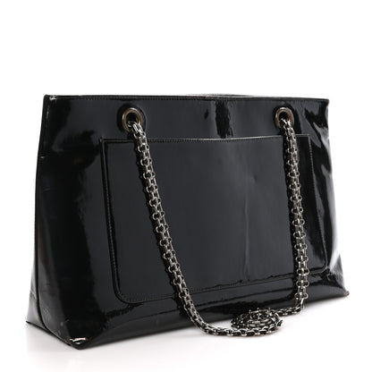 Chanel Patent Mademoiselle Tote Brown 3 of 11