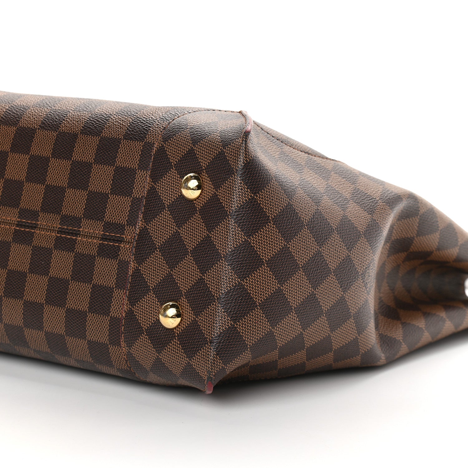 Louis Vuitton Damier Ebene Caissa Hobo Cherry 9 of 10