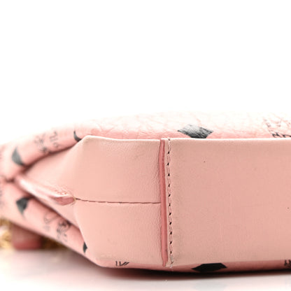 MCM Visetos Rabbit Crossbody Pouch Soft Pink 7 of 12