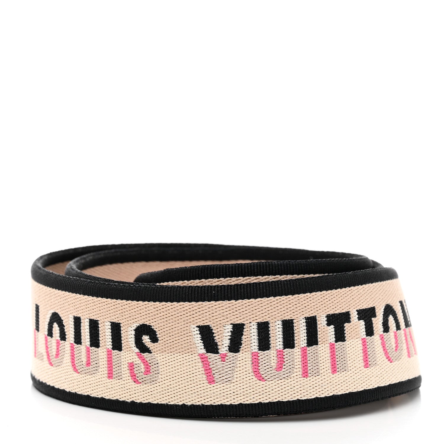 Louis Vuitton Jacquard Speedy Bandouliere 20 Shoulder Strap Black 2 of 3
