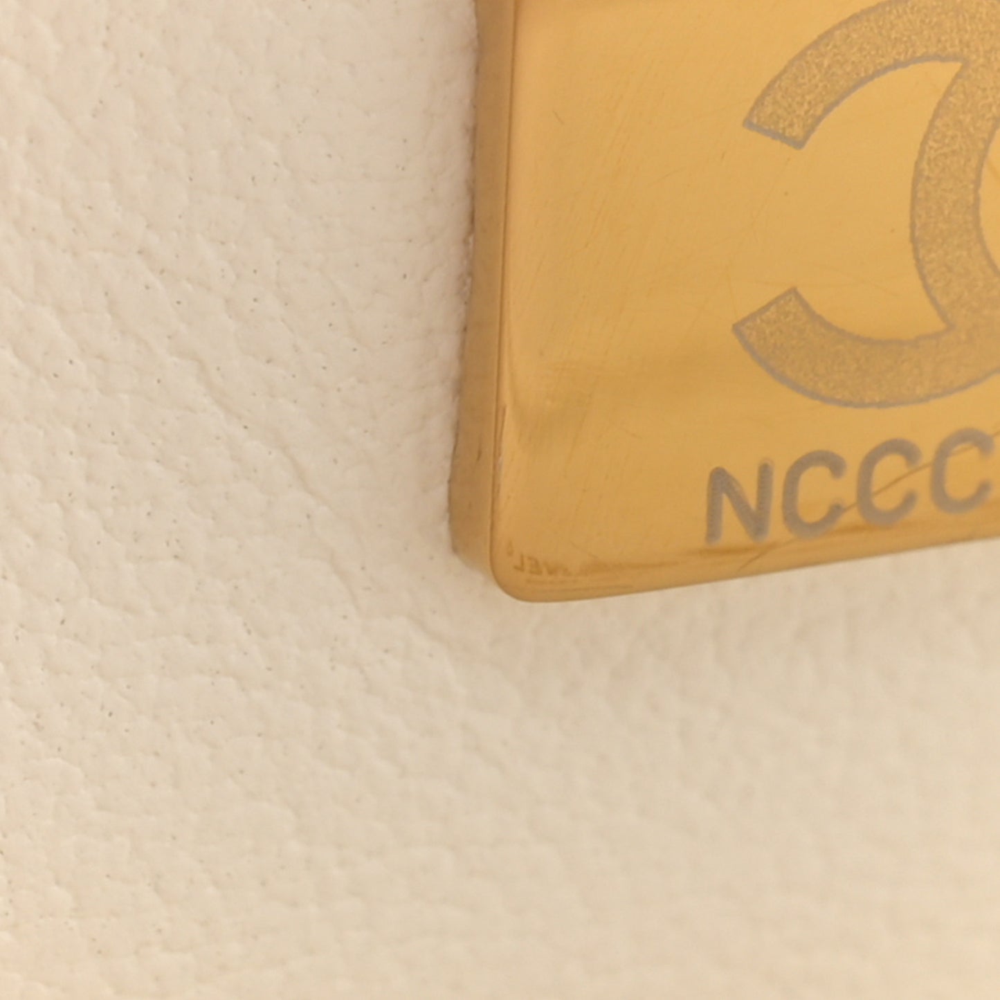 Lambskin Quilted CC In Love Heart Bag White