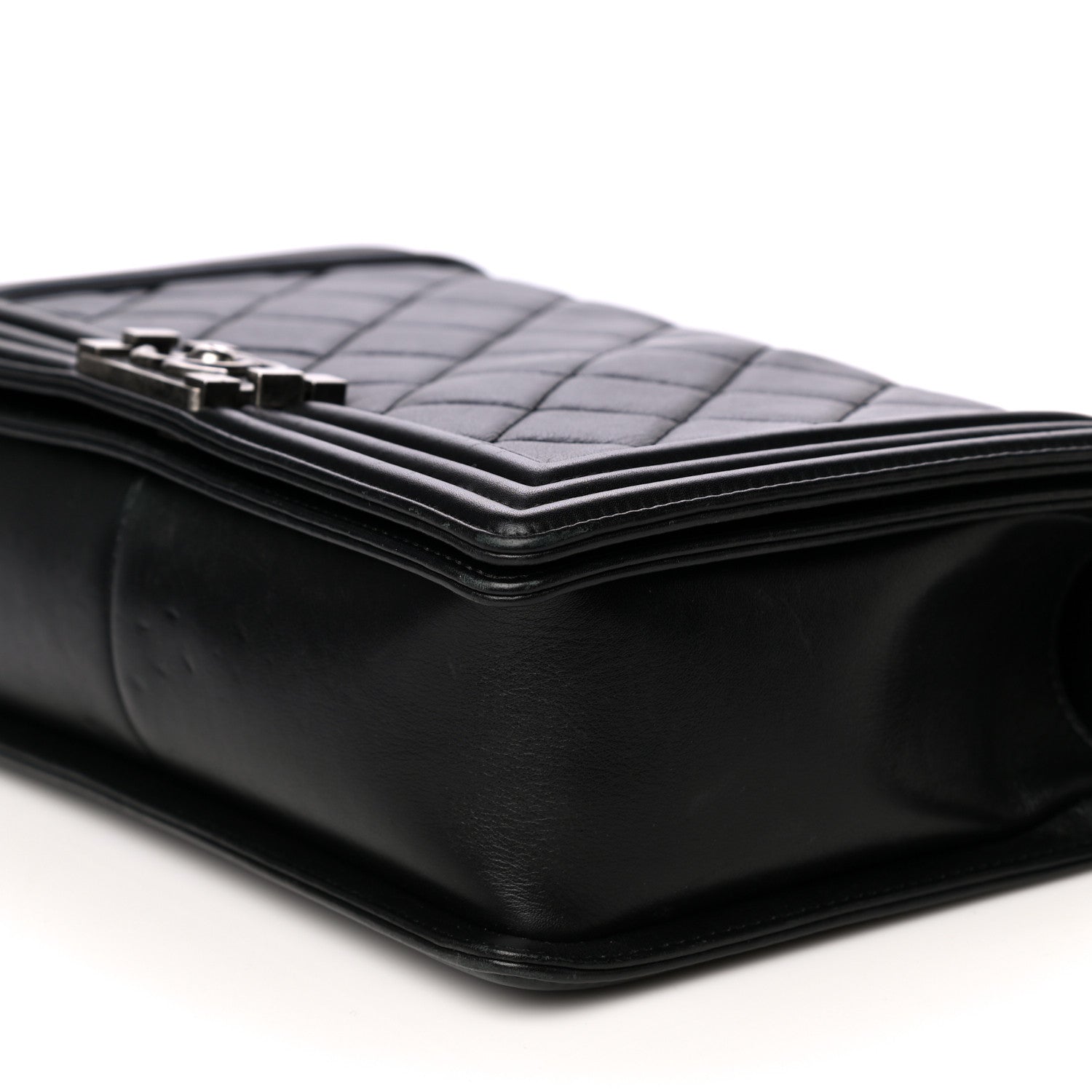 Chanel Calfskin Quilted New Medium Boy Flap Black 10 of 12