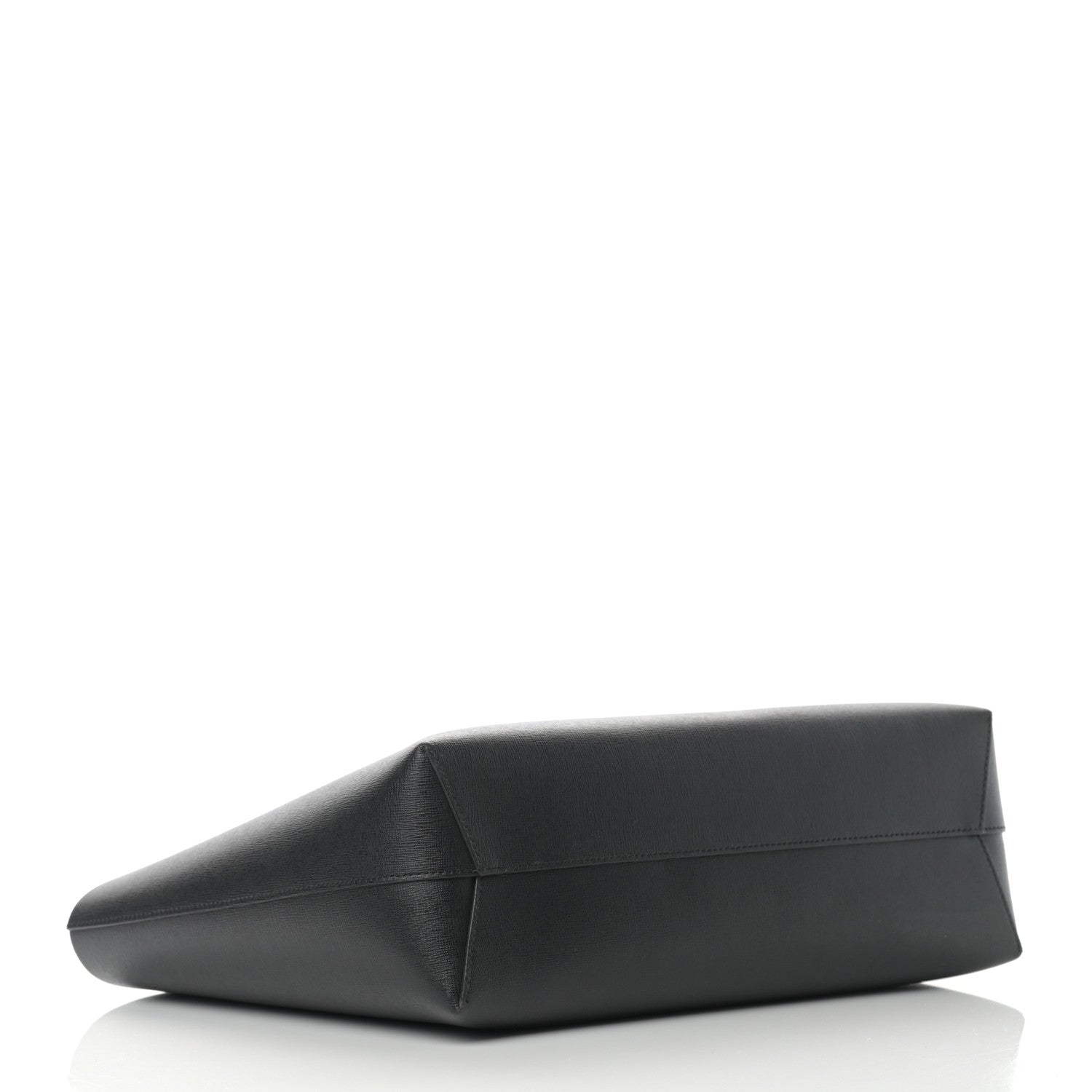 Mansur Gavriel Saffiano Large Shopping Tote Black Flamma 5 of 16