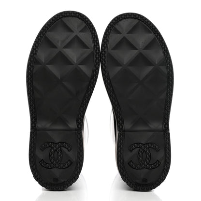 Chanel Caoutchouk CC High Boots 40 Black 5 of 15