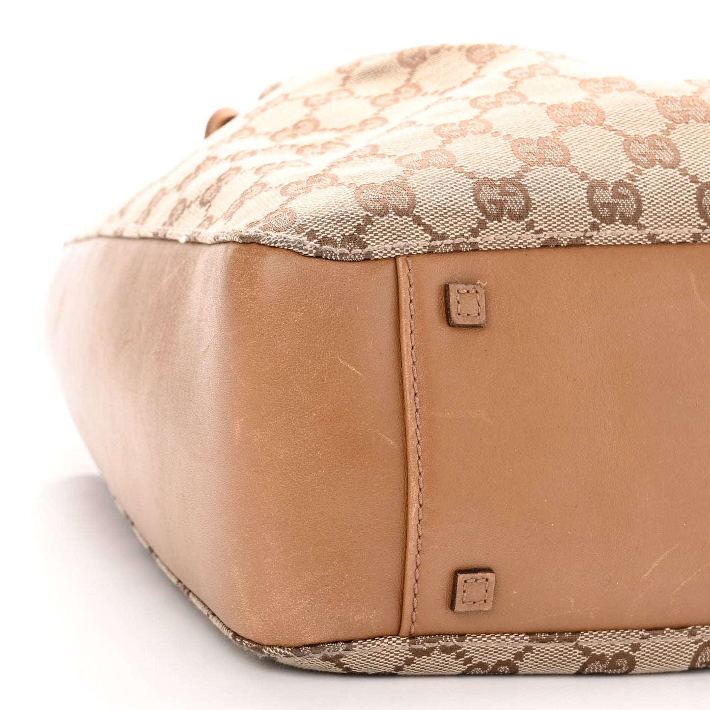 Monogram Calfskin Tote Brown