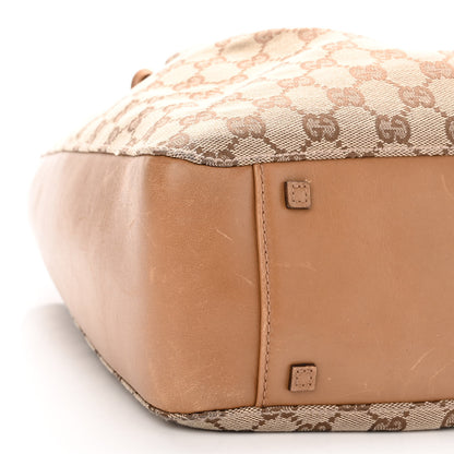 Gucci Monogram Calfskin Tote Brown 9 of 15