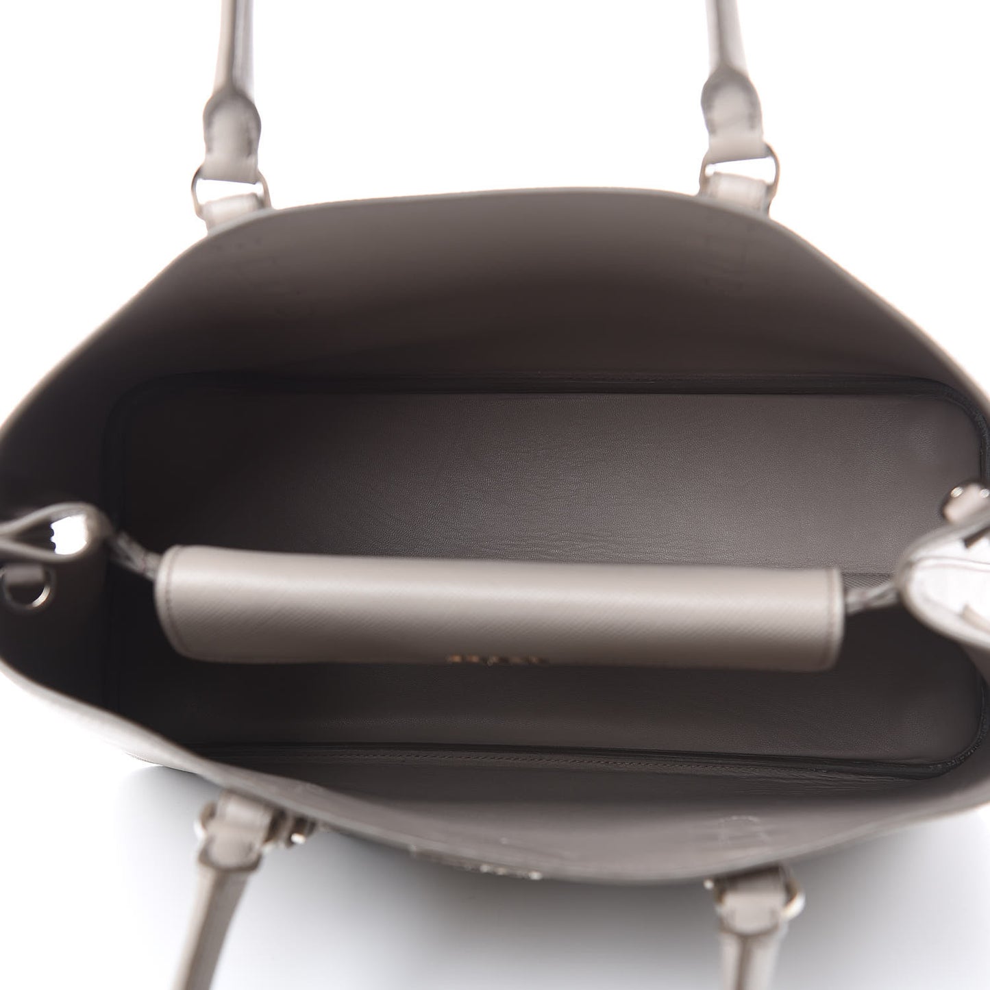 Saffiano Cuir Small Double Handle Tote Pomice