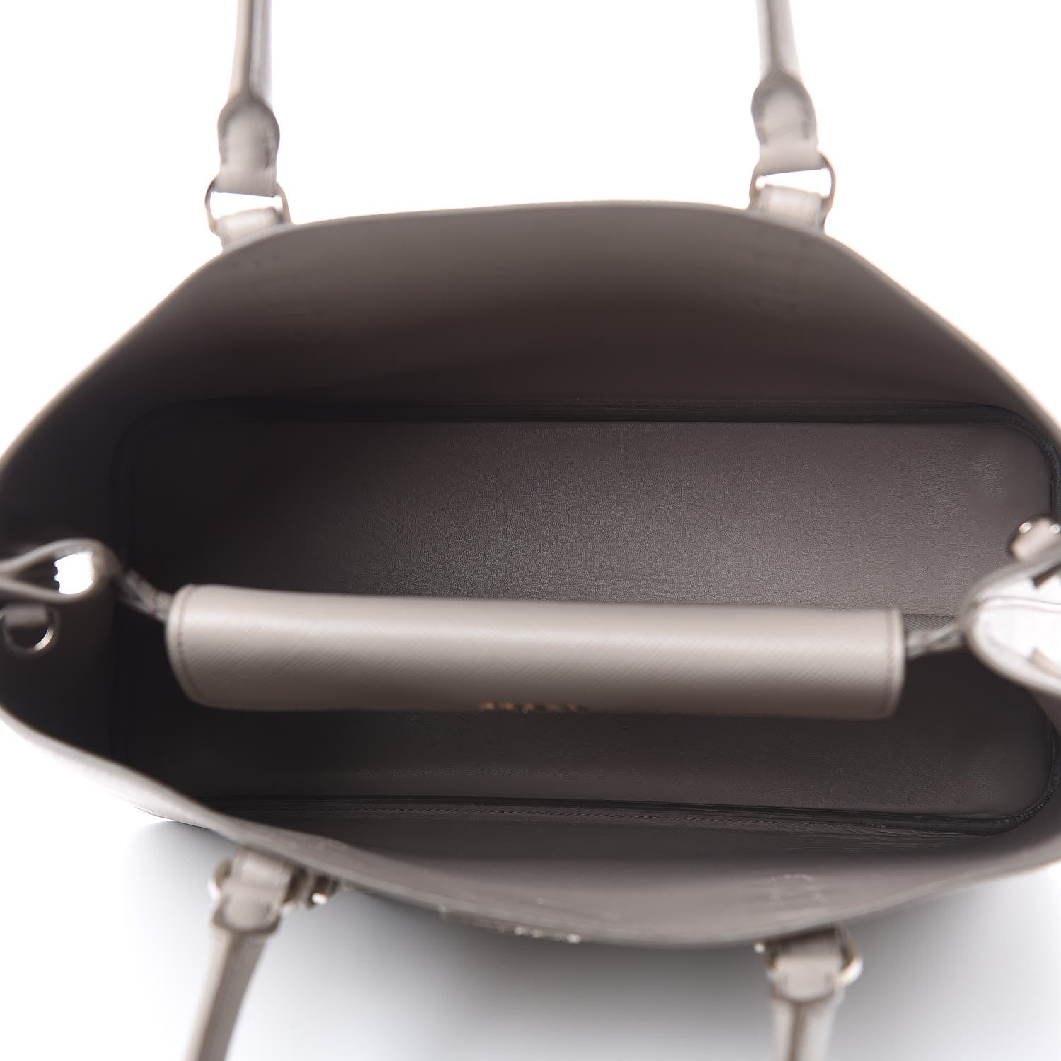 Prada Saffiano Cuir Small Double Handle Tote Pomice 5 of 12