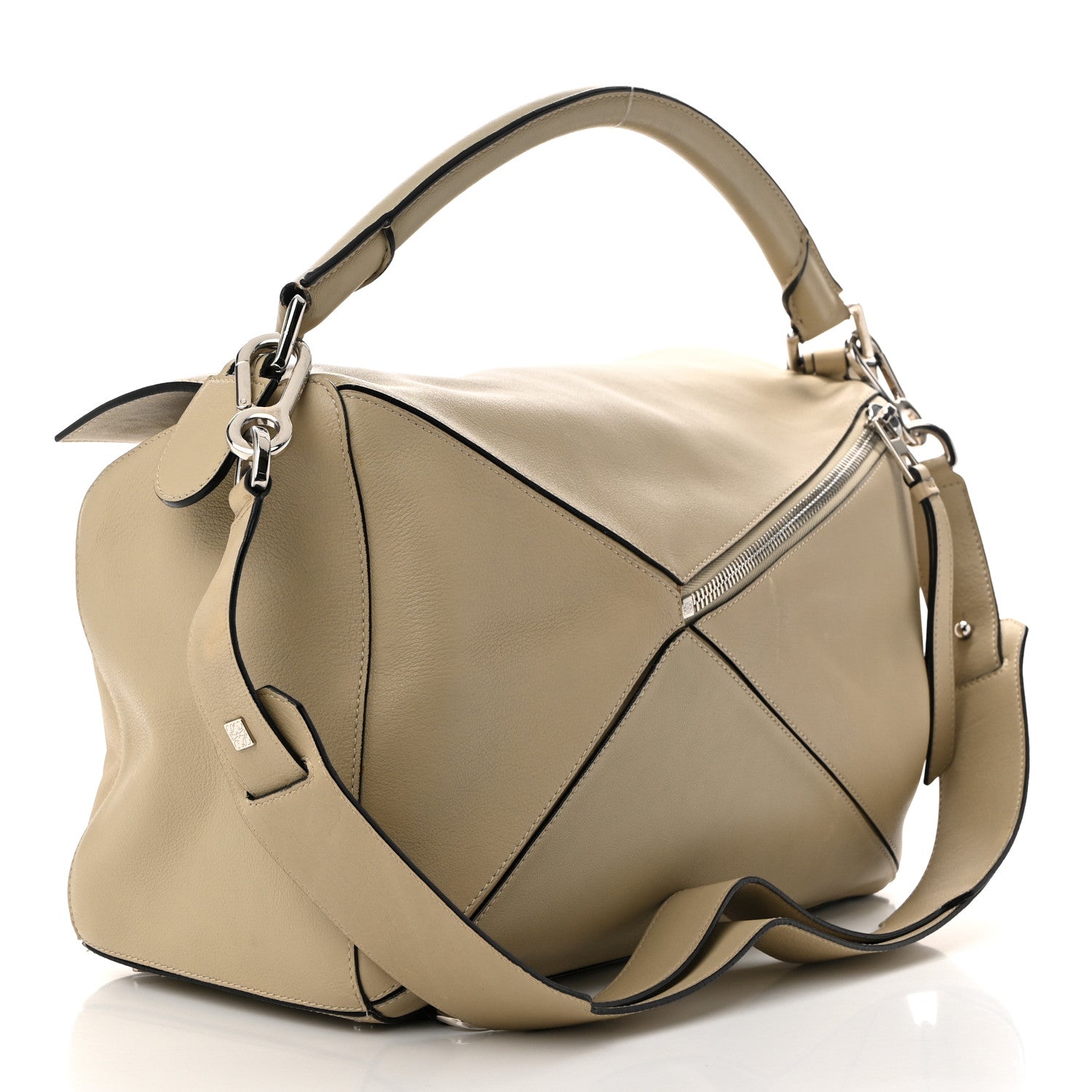 Loewe Calfskin Large Puzzle Bag Piedra 3 of 13