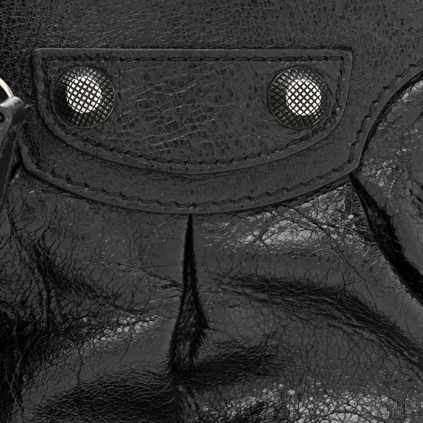 Agneau Arena Le Cagole Shoulder Bag XS Black