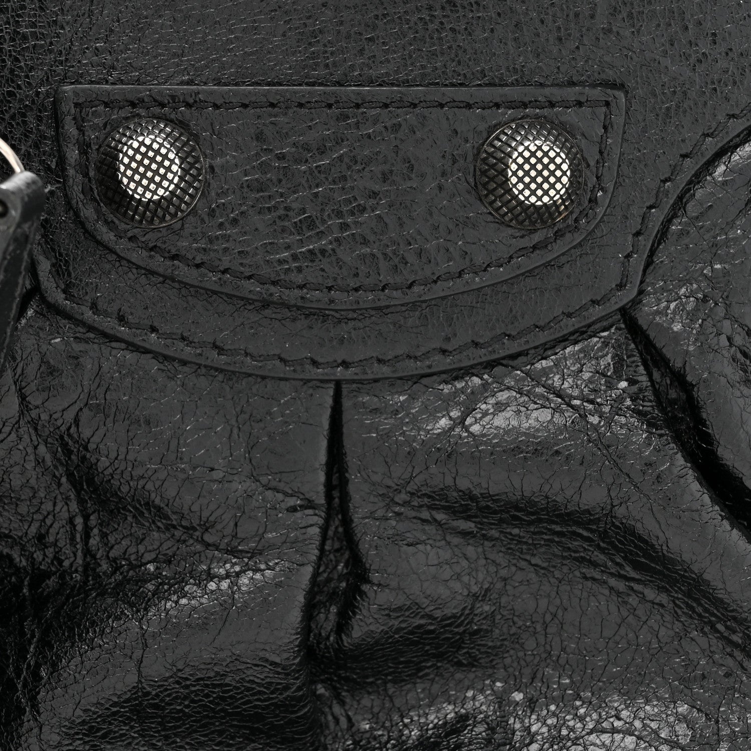 Balenciaga Agneau Arena Le Cagole Shoulder Bag XS Black 8 of 10