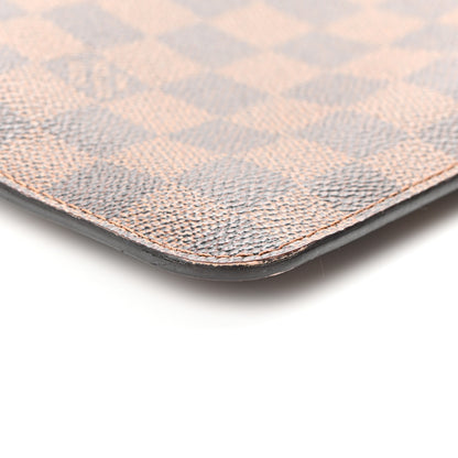 Louis Vuitton Damier Ebene Neo Neverfull MM Rose Ballerine 24 of 26