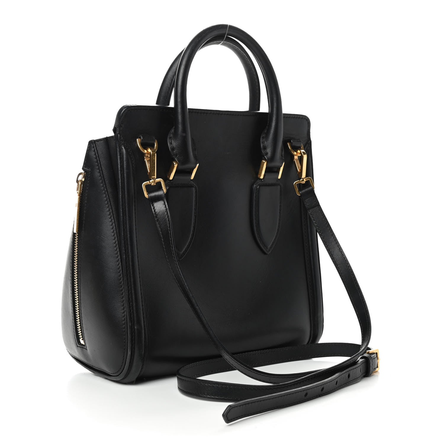 Alexander McQueen Calfskin Large Heroine Black 2 of 8
