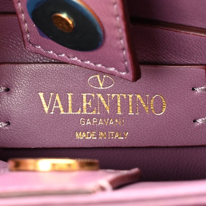 Valentino Garavani Nappa Small Roman Stud The Handle Bag Prune 6 of 9